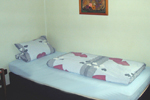 Hotelbett im Hotel Zweng in Kitzingen Hotel Kitzingen - Hotelbett